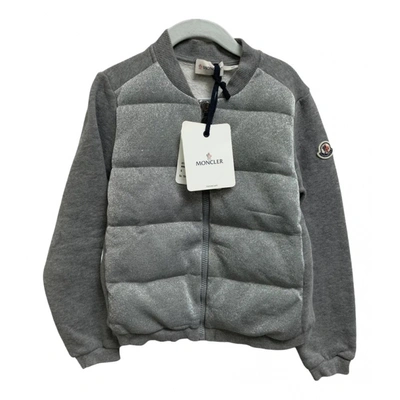 Pre-owned Moncler Kids' Classic Puffer In Silver