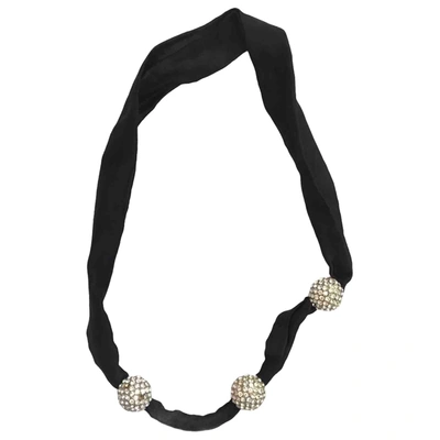 Pre-owned By Malene Birger Necklace In Black
