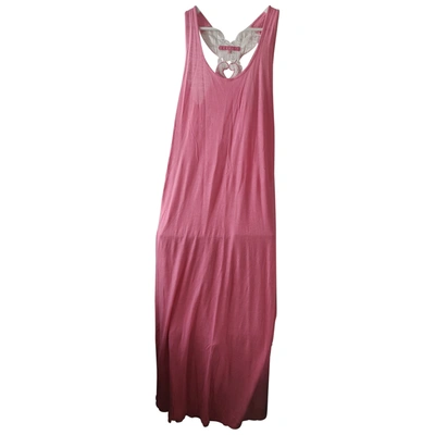 Pre-owned Manoush Maxi Dress In Pink