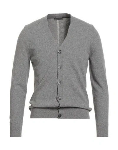 +39 Masq Man Cardigan Light Grey Size 40 Wool