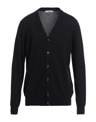 +39 Masq Man Cardigan Midnight Blue Size 44 Merino Wool