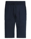 +39 Masq Man Shorts & Bermuda Shorts Navy Blue Size Xxl Cotton