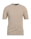 +39 Masq Man Sweater Beige Size 36 Cotton, Polyamide