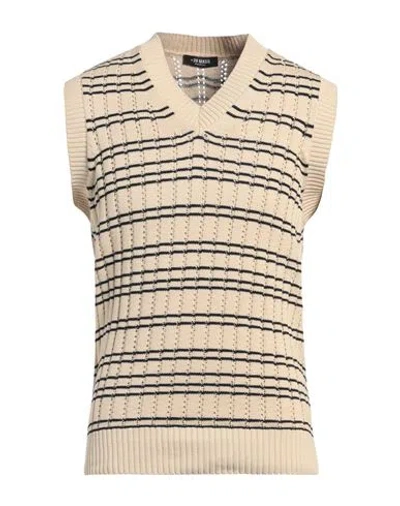 +39 Masq Man Sweater Beige Size 40 Cotton