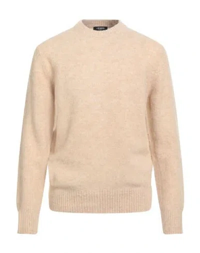 +39 Masq Man Sweater Beige Size 46 Wool