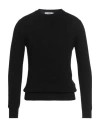 +39 Masq Man Sweater Black Size 38 Merino Wool