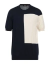 +39 Masq Man Sweater Blue Size Xxl Cotton In Blue