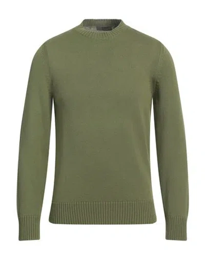 +39 Masq Man Sweater Green Size 46 Cotton