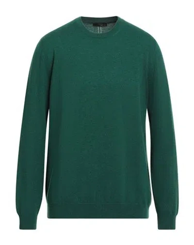 +39 Masq Man Sweater Green Size 44 Cashmere