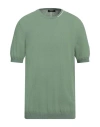 +39 Masq Man Sweater Green Size 44 Cotton, Polyamide