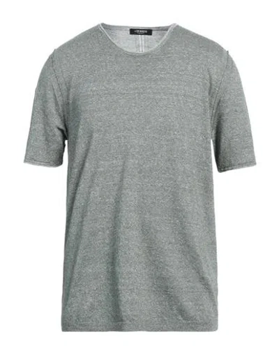 +39 Masq Man Sweater Green Size 44 Linen, Cotton