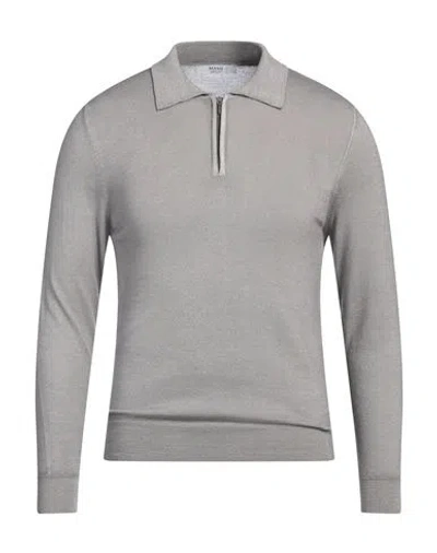 +39 Masq Man Sweater Grey Size 36 Merino Wool