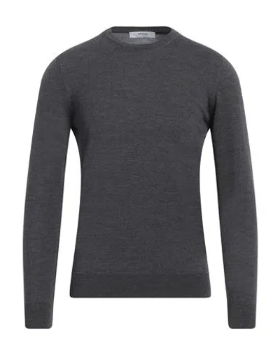 +39 Masq Man Sweater Grey Size 38 Merino Wool