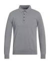 +39 Masq Man Sweater Grey Size 40 Organic Cotton