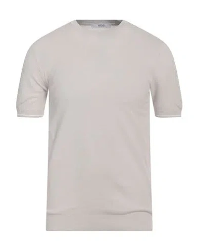 +39 Masq Man Sweater Light Grey Size 38 Cotton
