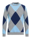 +39 Masq Man Sweater Light Grey Size 42 Polyamide, Acrylic, Alpaca Wool, Wool, Elastane