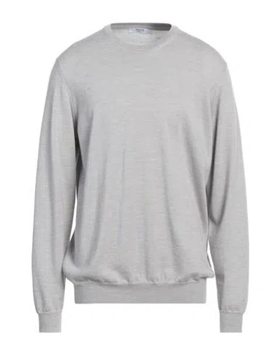 +39 Masq Man Sweater Light Grey Size 46 Merino Wool