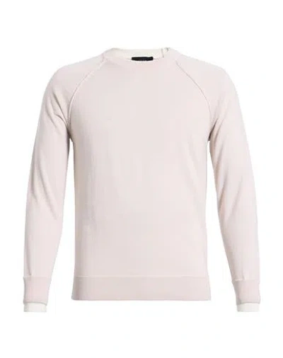 +39 Masq Man Sweater Light Pink Size 42 Merino Wool