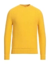 +39 Masq Man Sweater Marigold Size 36 Polyamide, Acrylic, Wool In Yellow