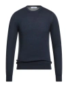 +39 Masq Man Sweater Midnight Blue Size 36 Merino Wool