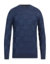 +39 Masq Man Sweater Midnight Blue Size 36 Merino Wool