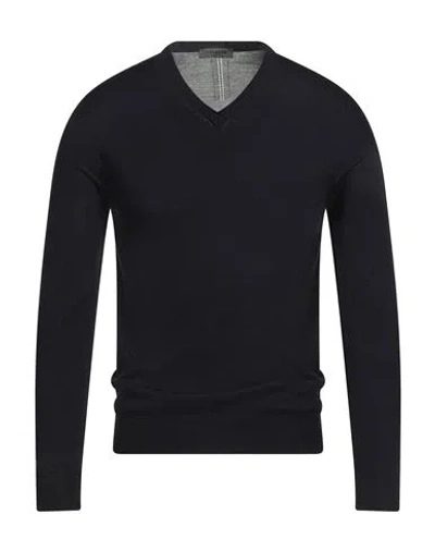 +39 Masq Man Sweater Midnight Blue Size 36 Wool, Silk