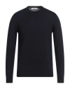 +39 Masq Man Sweater Midnight Blue Size 38 Merino Wool