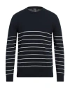 +39 Masq Man Sweater Midnight Blue Size 42 Organic Cotton