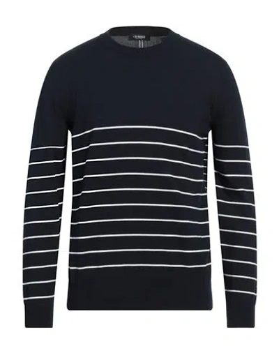 +39 Masq Man Sweater Midnight Blue Size 42 Organic Cotton