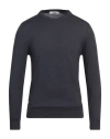 +39 Masq Man Sweater Midnight Blue Size 44 Merino Wool