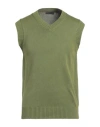 +39 Masq Man Sweater Military Green Size 40 Cotton