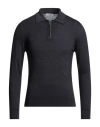 +39 Masq Man Sweater Navy Size 36 Merino Wool