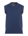 +39 Masq Man Sweater Navy Size 40 Cotton In Navy
