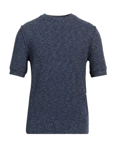 +39 Masq Man Sweater Navy Size 42 Cotton, Polyamide