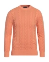 +39 Masq Man Sweater Orange Size 46 Cotton
