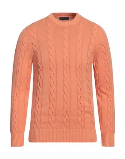 +39 Masq Man Sweater Orange Size 46 Cotton