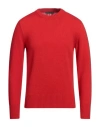 +39 Masq Man Sweater Red Size 42 Wool In Red