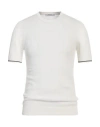 +39 Masq Man Sweater White Size 36 Cotton