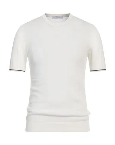 +39 Masq Man Sweater White Size 36 Cotton In White