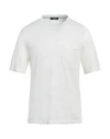 +39 Masq Man Sweater White Size 40 Linen, Cotton In White