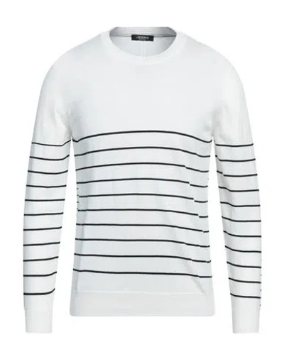 +39 Masq Man Sweater White Size 42 Organic Cotton