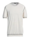 +39 Masq Man Sweater White Size 46 Cotton