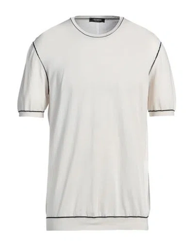 +39 Masq Man Sweater White Size 46 Cotton In White