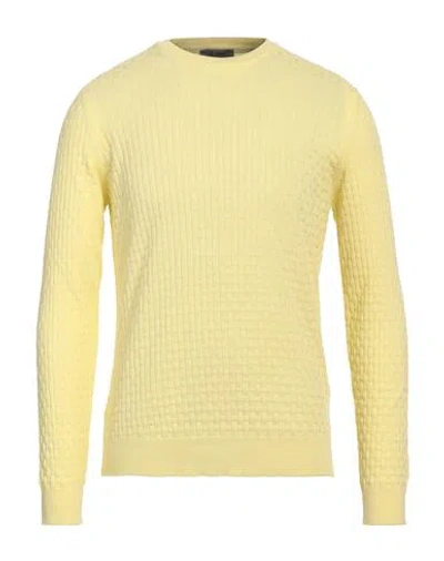 +39 Masq Man Sweater Yellow Size 44 Cotton