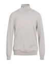 +39 Masq Man Turtleneck Beige Size 44 Merino Wool In Sand
