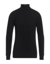 +39 Masq Man Turtleneck Black Size 40 Merino Wool