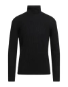 +39 Masq Man Turtleneck Black Size 42 Merino Wool