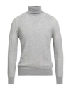 +39 Masq Man Turtleneck Grey Size 40 Wool In Gray