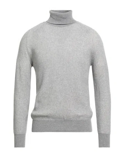 +39 Masq Man Turtleneck Grey Size 40 Wool In Gray