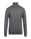 +39 Masq Man Turtleneck Grey Size 44 Merino Wool